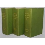 Wisden Cricketers’ Almanack 1922, 1930 & 1931. 59th, 67th and 68th editions. All bound in green