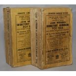Wisden Cricketers’ Almanack 1933 & 1935. 70th & 72nd editions. Original paper wrappers. The 1933