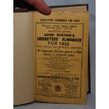 Wisden Cricketers’ Almanack 1933. 70th edition. Rebound in brown boards with original paper covers