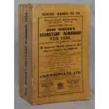 Wisden Cricketers’ Almanack 1934. 71st edition. Original paper wrappers. Minor wear to wrappers,