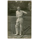 Reginald Herbert Spooner, Lancashire & England 1899-1923. Excellent mono real photograph postcard of