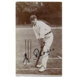 Wilfred Rhodes. Yorkshire & England 1898-1930. Excellent sepia real photograph postcard of Rhodes,