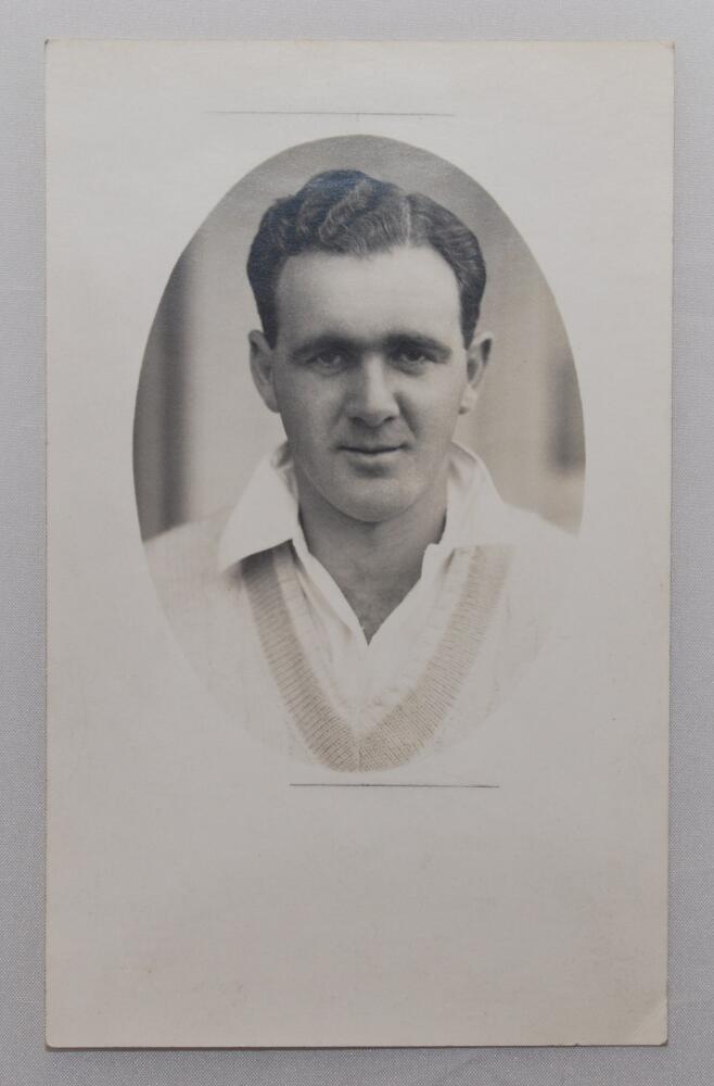 Robert Prynne Nelson. Middlesex, Cambridge University & Northamptonshire 1932-1939. Mono 'Wilkes