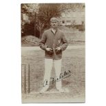 Arthur Fielder. Kent & England 1900-1914. Excellent sepia real photograph postcard of Fielder,