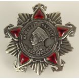 Circa 1945 Soviet Order of Nakhimov, 2nd Class. Enamel and Silver. Good Condition  or Better.