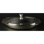 Christofle Silver Plate Large Oval Vegetable Serving Dish with Associated Lid. Original Anti-Tarnish