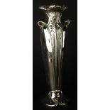 Christofle Silver Plate Art Nouveau Style "Ombelle" Vase. Signed Christofle 340. Good Condition.