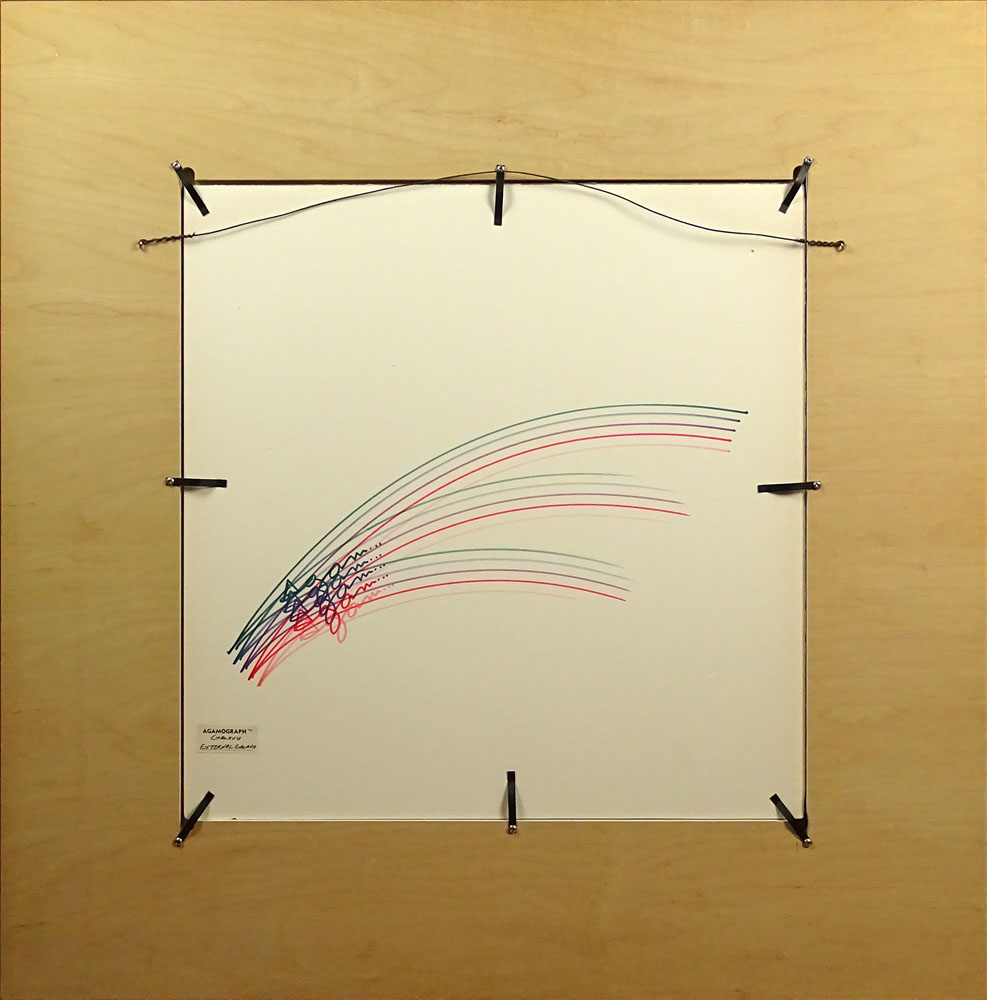 Yaacov Agam, Israeli (1928) Limited Edition Agamograph "Galaxy External Galaxy". Signed Lower - Image 5 of 5