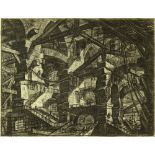 after: Giovanni Battista Piranesi, Italian (1720-1778) Etching "The Gothic Arch" Signed in print