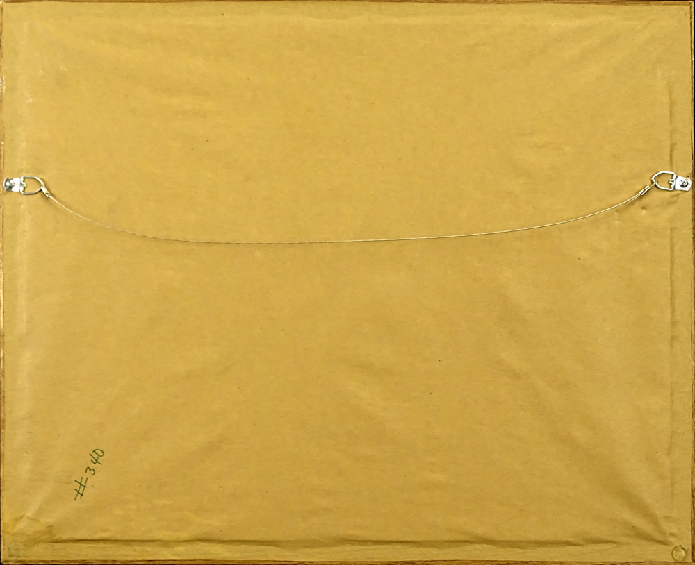 attributed to: Giorgio Morandi, Italian (1890-1964) Pencil on Paper "Still Life" Signed Lower Left - Image 4 of 4