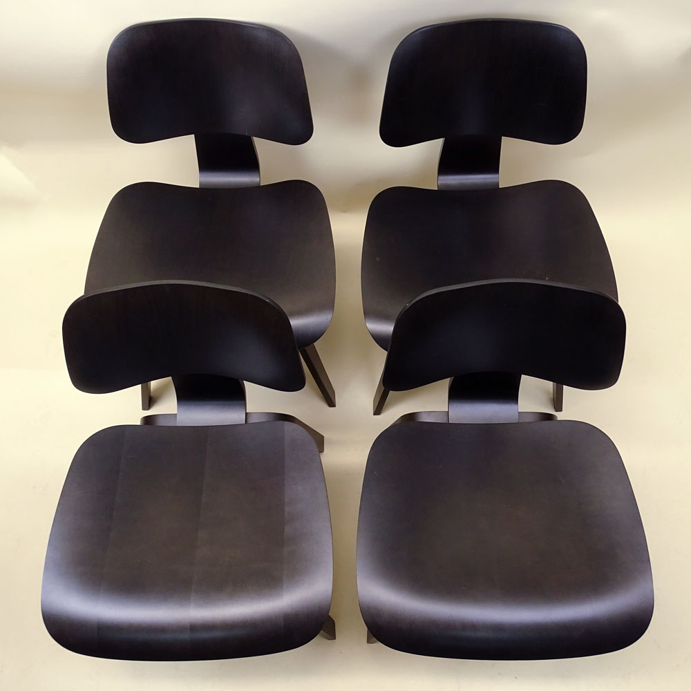 Four (4) Charles Eames Design by Herman Miller Molded Plywood Chairs. Tags to underside. Good - Image 2 of 5