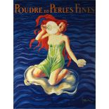 after: Leonetto Cappiello, French (1875-1942) color lithograph, Poudre de Perles Fines. Signed and