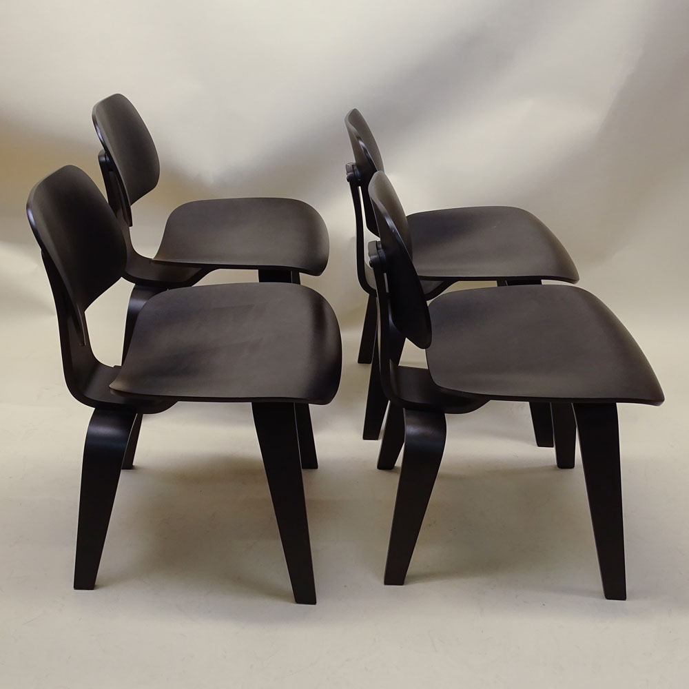 Four (4) Charles Eames Design by Herman Miller Molded Plywood Chairs. Tags to underside. Good - Image 3 of 5