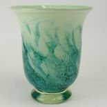 Vintage Art Glass Vase. Possibly Murano. Cut pontil bottom. Unsigned. Good condition. Measures 9-1/