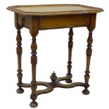 Vintage William and Mary style occasional Table. Unsigned. Surface wear otherwise good condition.