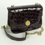 Vintage Alligator Handbag. Stamped Genuine Alligator. Good used condition. Measures 6-1/2" x 8-1/2".