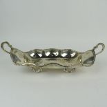 Vintage Mexican Sterling Silver Footed Bowl. Signed Sterling Hecho En Mexico. Good condition.