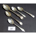 Various hallmarked silver spoons