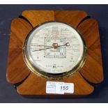 1920s walnut-cased barometer by Short an