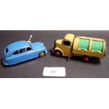 A Dinky Toys Vanguard car, and a Dinky T