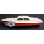 Penguin vintage child's motor boat