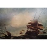 Framed print of a Maritime scene,