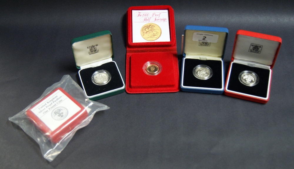 Boxed proof coins