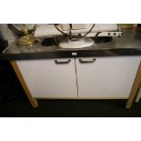 Double drainer sink unit, stainless stee