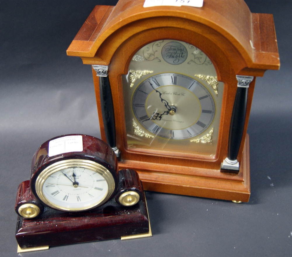 Tempus Fusil reproduction mantel clock,