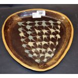 Decorative 19th Century slipware dish