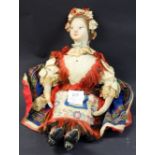 European-style vintage doll in tradition