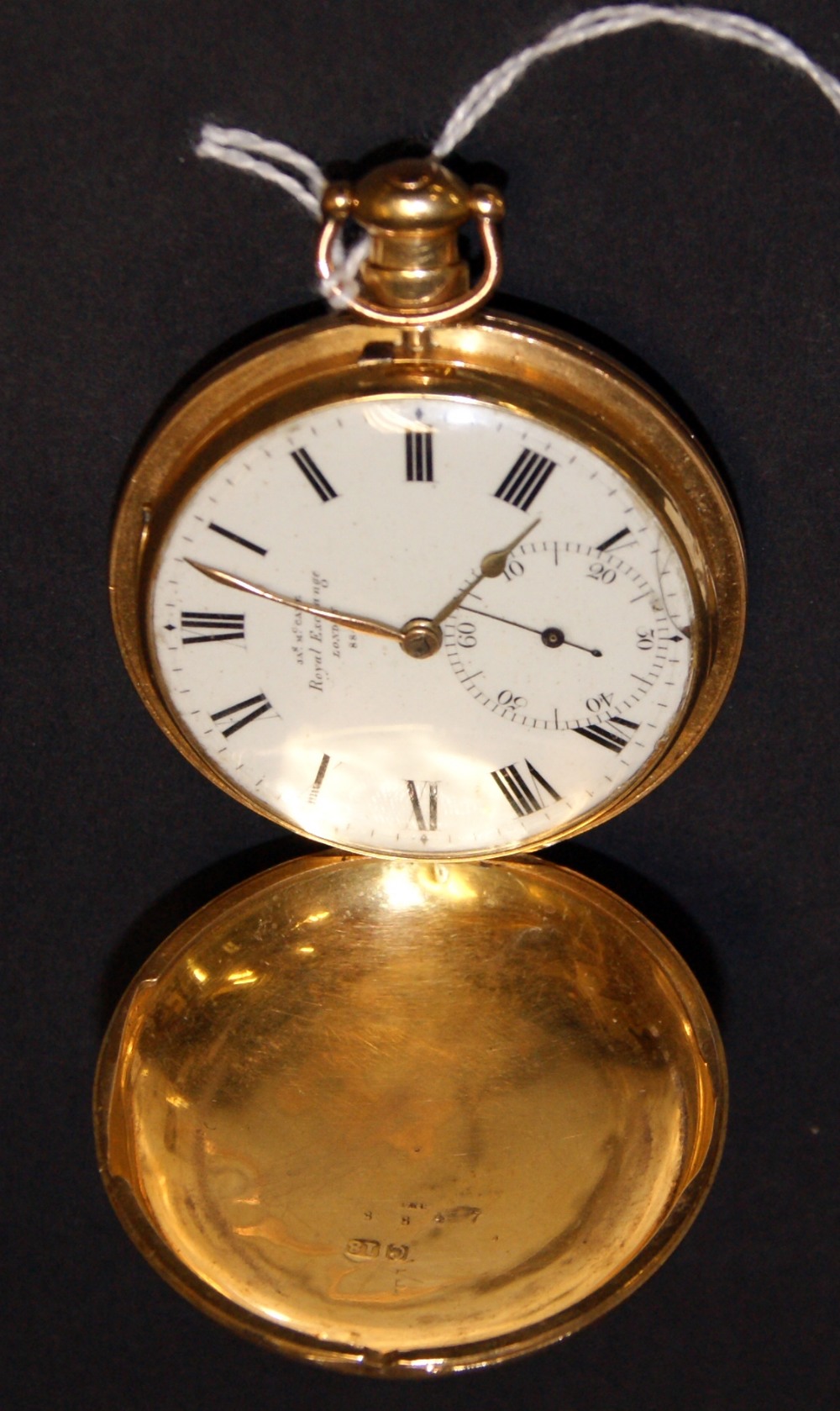 James McCabe, an 18 carat gold-cased gentleman's pocketwatch, Royal McCabe, Royal Exchange, London.