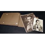 Album of signed photographs, mainly 1930s. 
Robert Donat photo - not signed