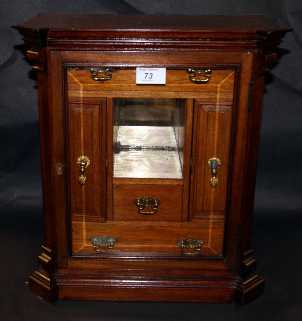 Oak smoker's cabinet