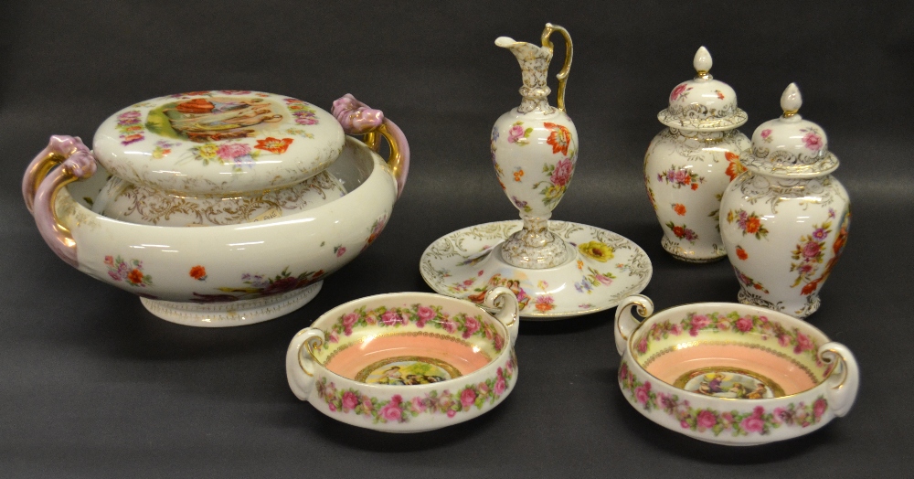 Selection of Vienna-style decorative ceramics - Image 2 of 2