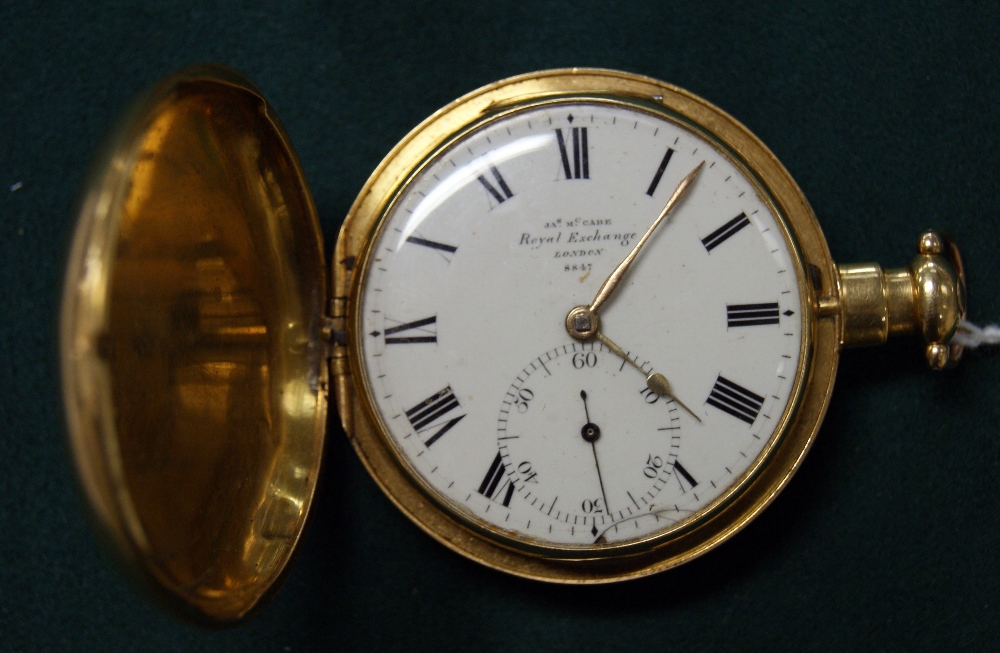 James McCabe, an 18 carat gold-cased gentleman's pocketwatch, Royal McCabe, Royal Exchange, London. - Image 2 of 5