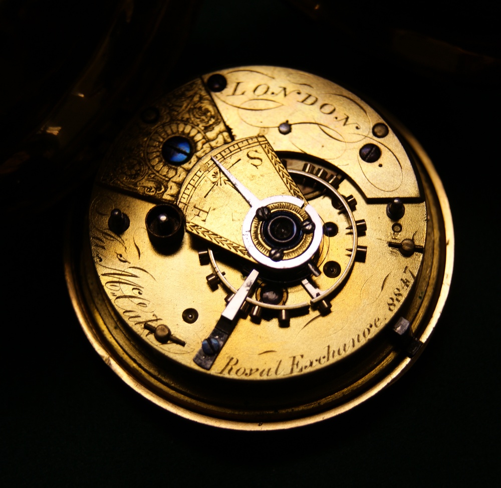 James McCabe, an 18 carat gold-cased gentleman's pocketwatch, Royal McCabe, Royal Exchange, London. - Image 4 of 5