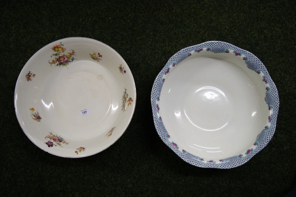 Whielden Ware large ceramic washbowl plus another