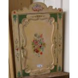 Hand-painted corner cupboard