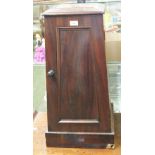 19th Century obelisk-form single-door pot cupboard