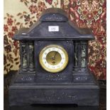 A French slate mantel clock