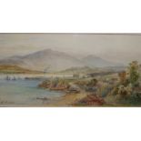 M. Grosse, a pair of watercolours, 'Downing Bay' and 'Westport'.