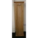 Victorian pine single-door pantry cupboard of slim proportions