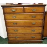 A 19th Century mahogany chest of two short over four long drawers