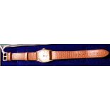 9ct gold cased wristwatch