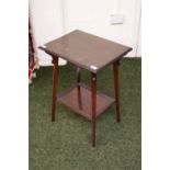 An Edwardian mahogany lamp table