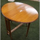 Mahogany 20th Century gate-leg Sutherland table