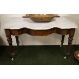 Victorian washstand with marble top