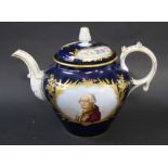 A 19th Century teapot in the style of an 18th Century Sèvres teapot