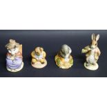 Four various Beatrix Potter figures